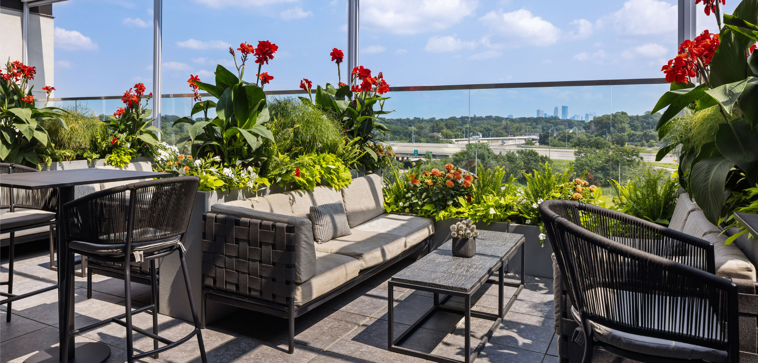 Reveal Rooftop Bar & Lounge Skyline View
